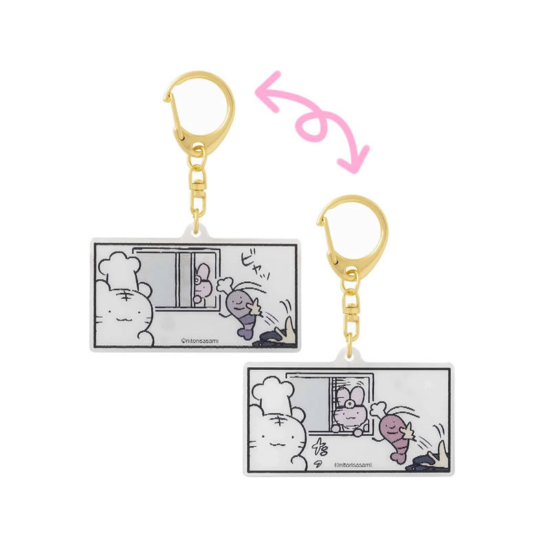 ホワイトタイガーとブラックタイガー レンチキュラーアクリル