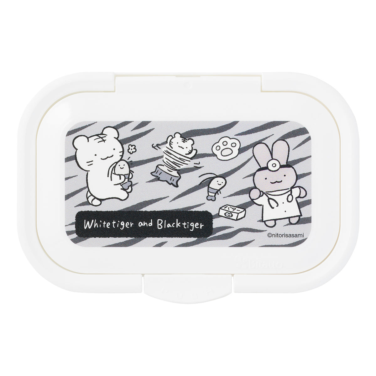 ホワイトタイガーとブラックタイガー ビタットワンプッシュ