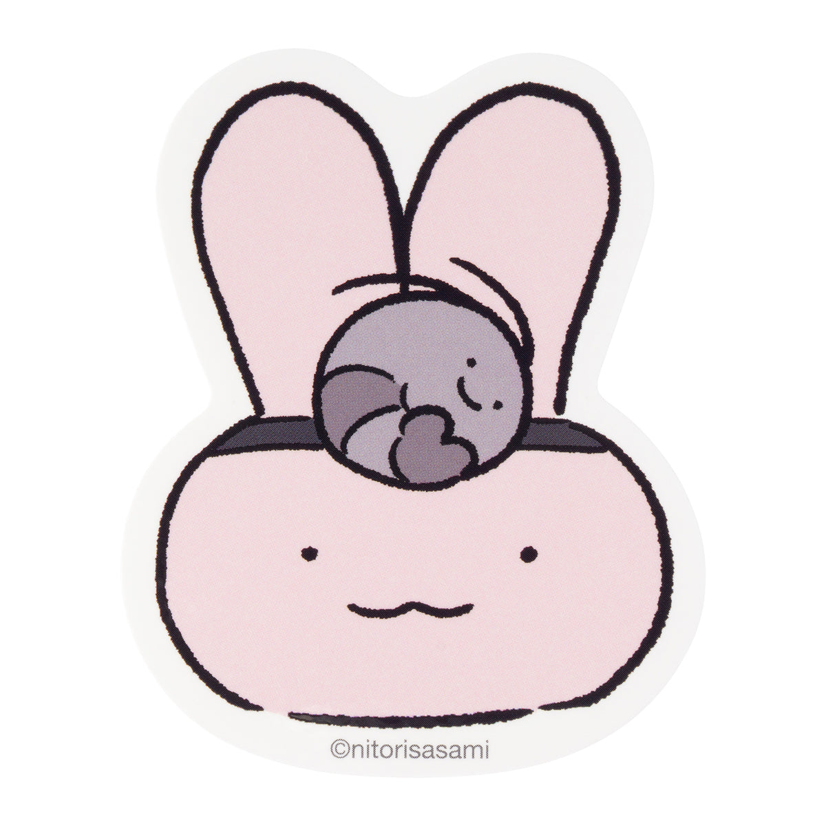White Tiger and Black Tiger Size that can be attached to a smartphoneSticker(hide and seek)