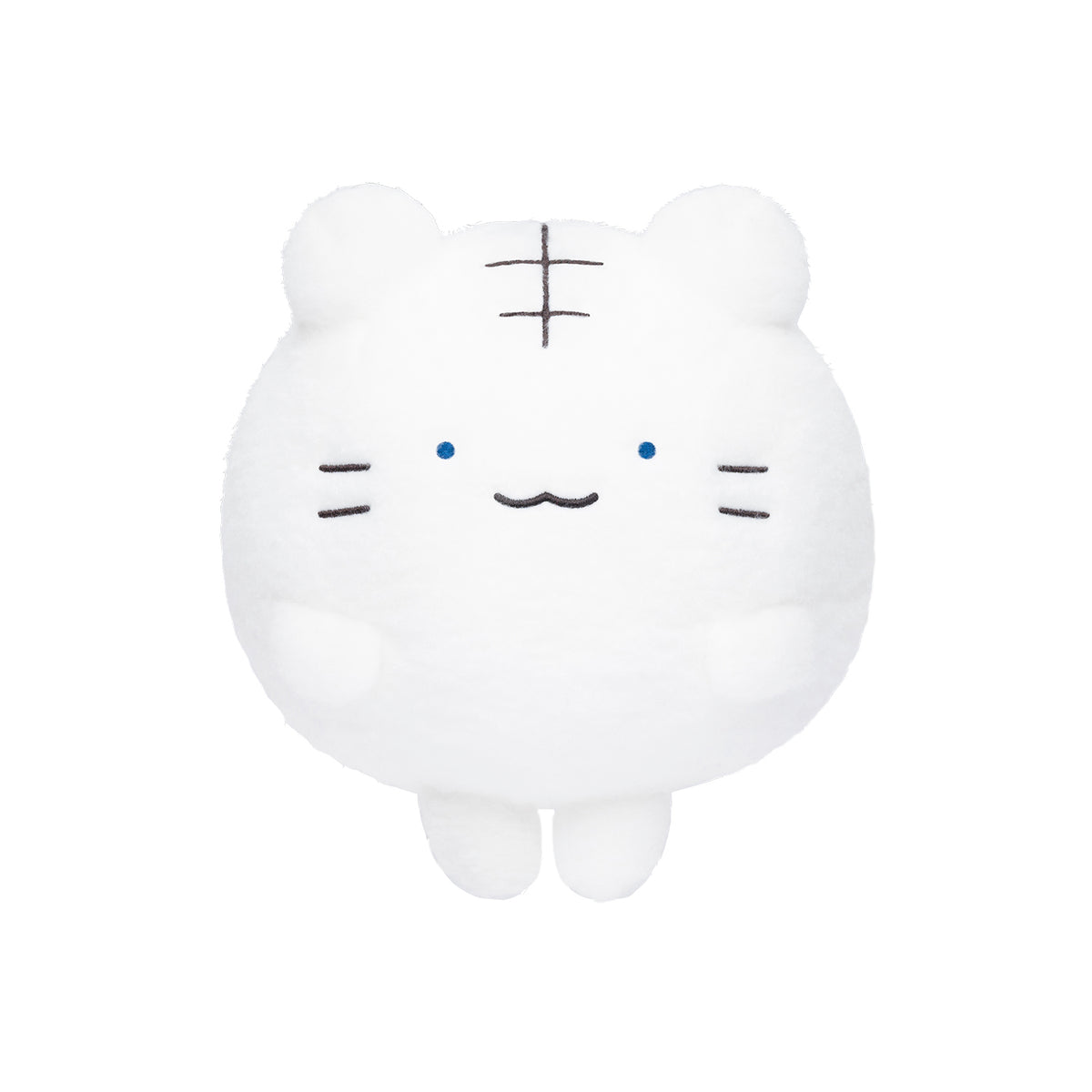 ホワイトタイガーとブラックタイガー 冬毛のホワイトタイガー