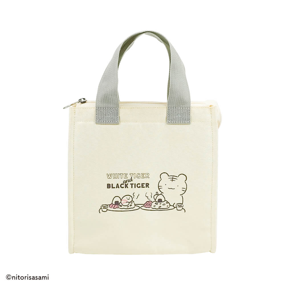 ホワイトタイガーとブラックタイガー 保冷ランチトート | とらえびストア