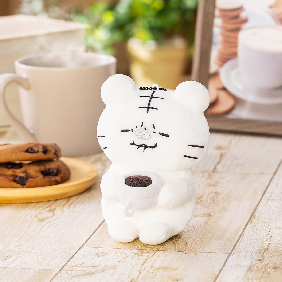 ホワイトタイガーとブラックタイガー コーヒー苦いマスコット