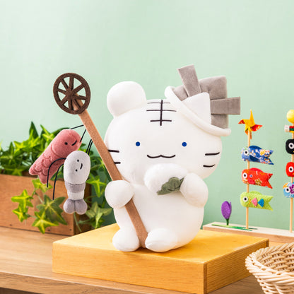 White Tiger and Black Tiger Greedy! Children's Day Plush (White Tiger and Black Tiger)