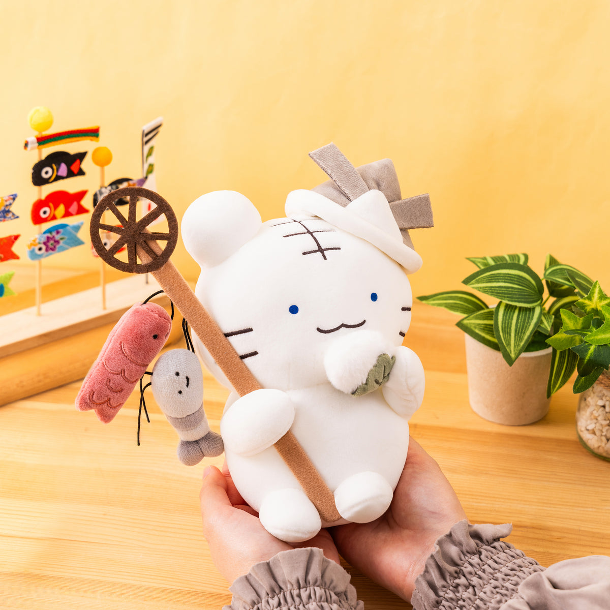 White Tiger and Black Tiger Greedy! Children's Day Plush (White Tiger and Black Tiger)