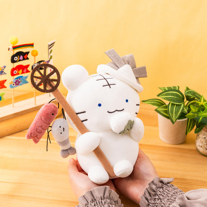 White Tiger and Black Tiger Greedy! Children's Day Plush (White Tiger and Black Tiger)