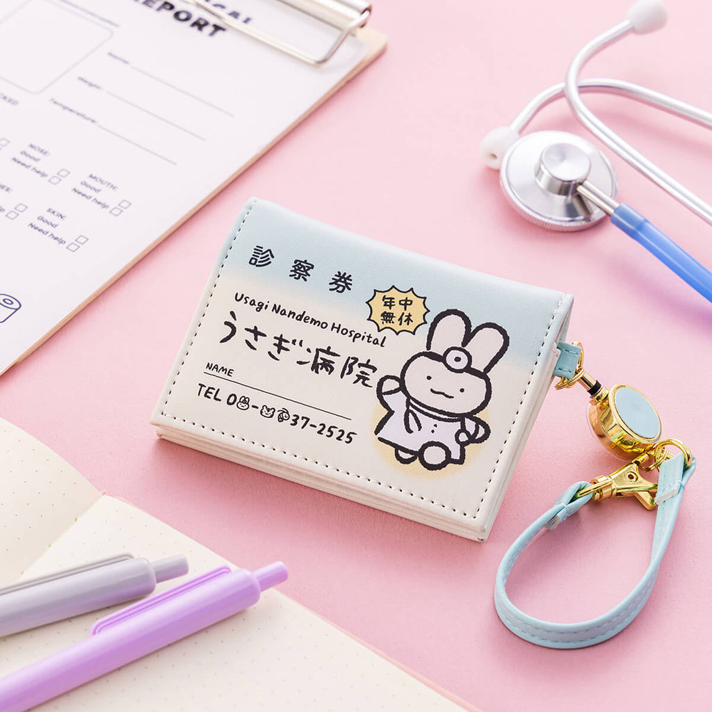 小白虎與黑虎蝦 兔兔醫院診療券卡套