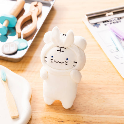 White Tiger & Black Tiger White Tiger with a Cavity Mascot