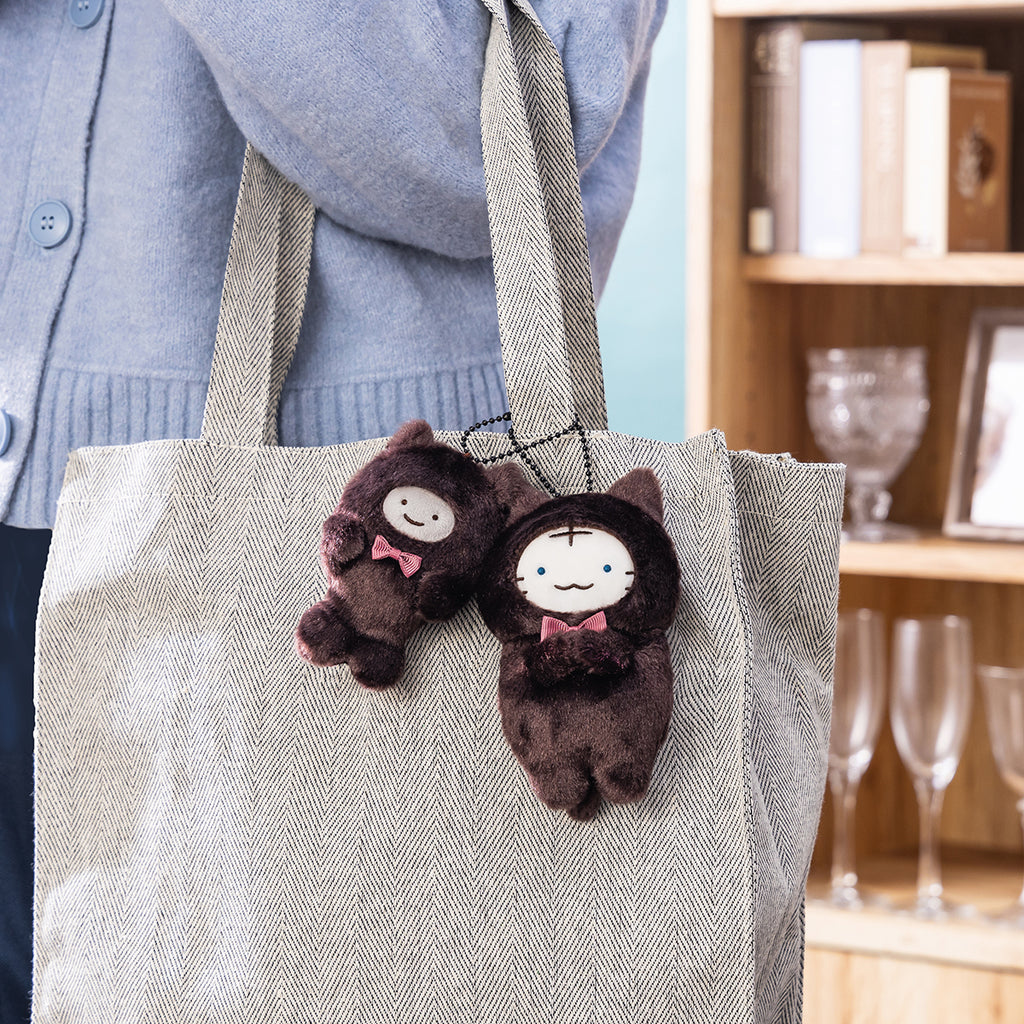 ホワイトタイガーとブラックタイガー ねこマスコット（うさぎ先生