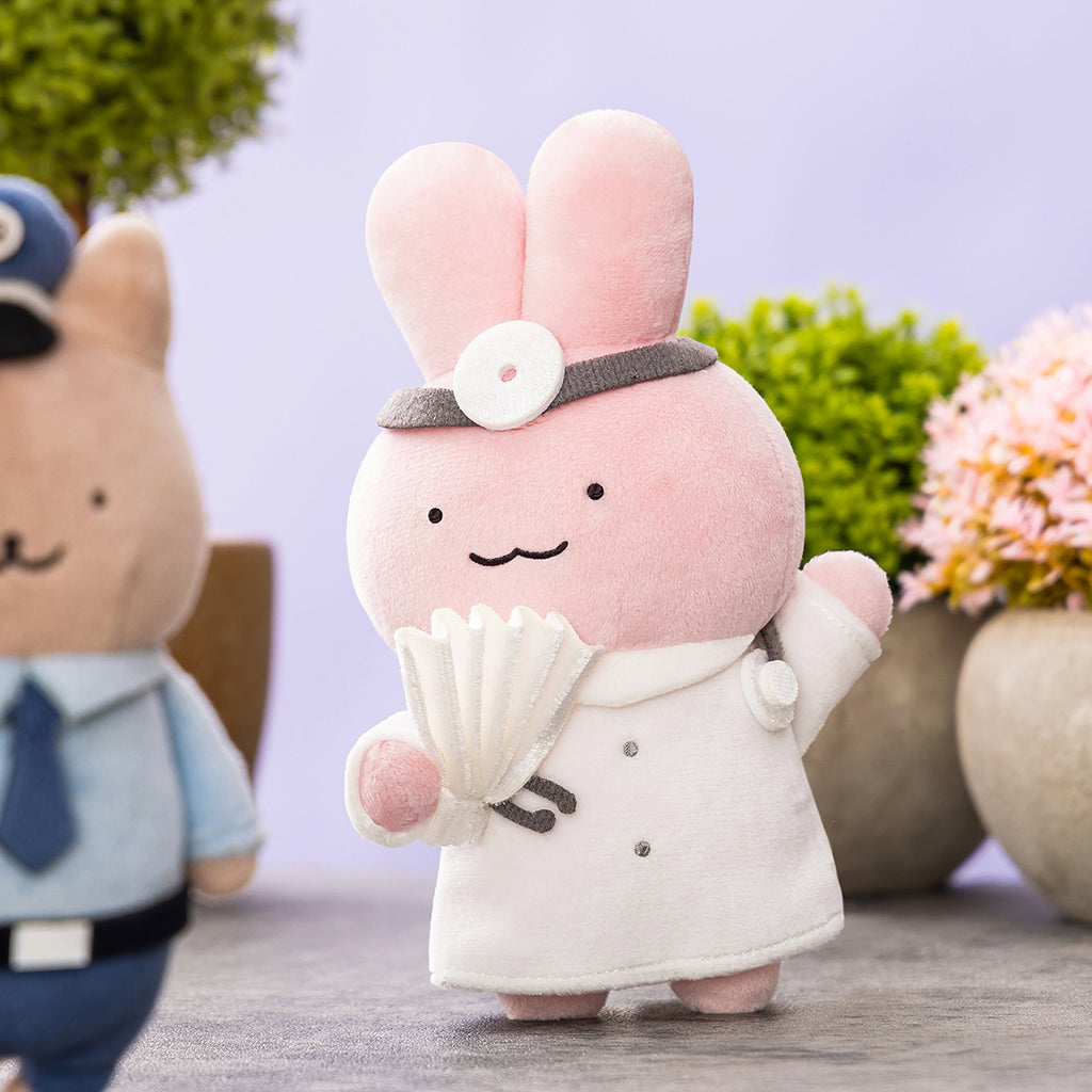 ホワイトタイガーとブラックタイガー マスコット（ハリセンうさぎ先生）