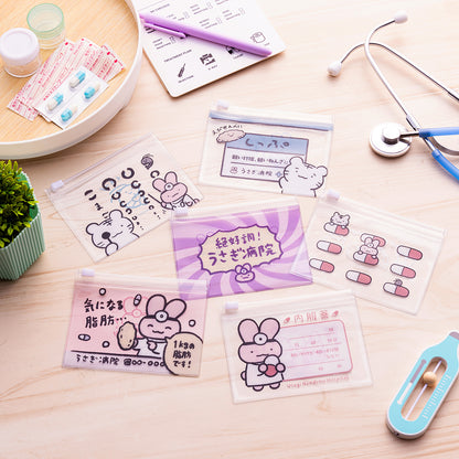 White Tiger & Black Tiger Trading Usagi Hospital Slider Pouch (6 Designs)