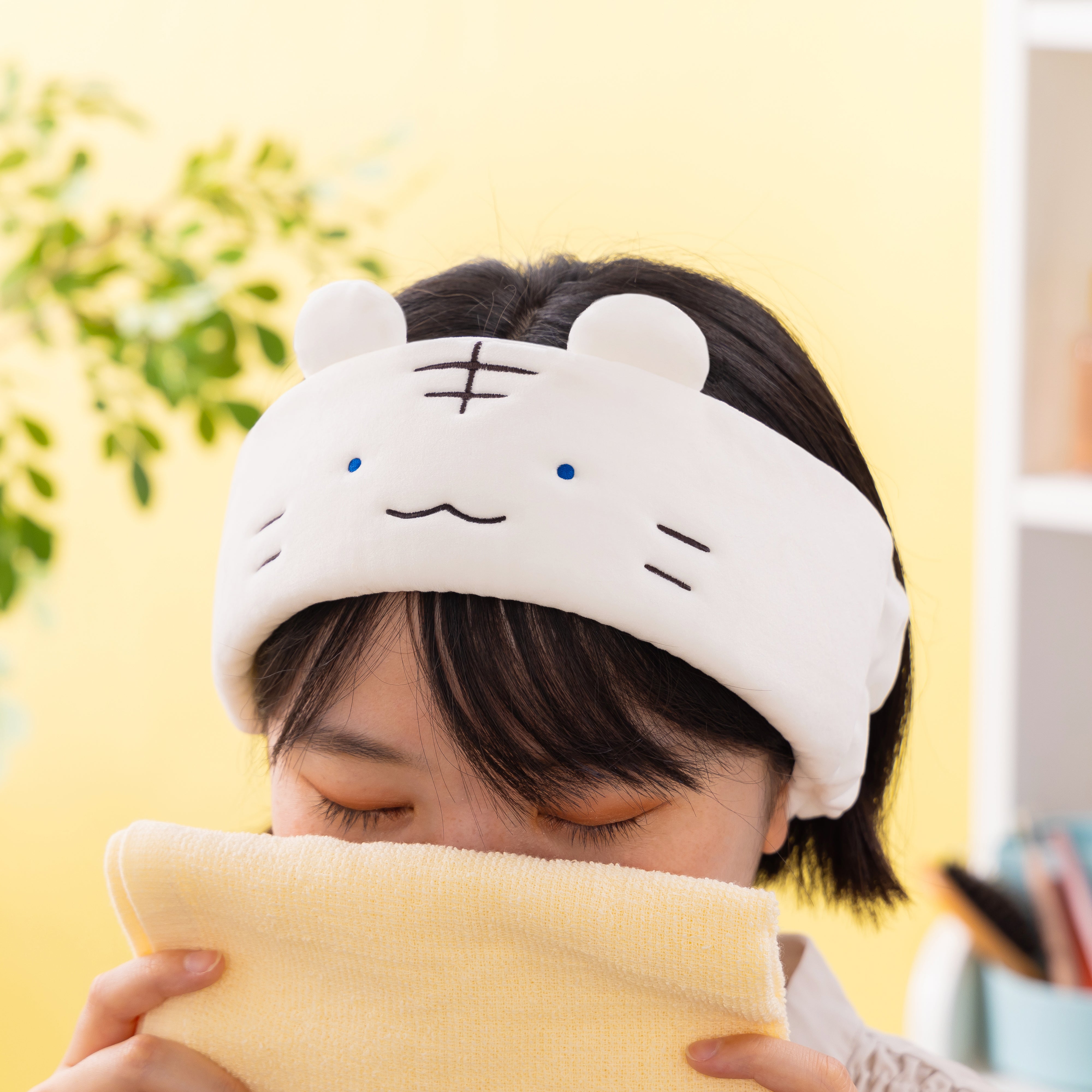 ホワイトタイガーとブラックタイガー ヘアバンド（ホワイトタイガー