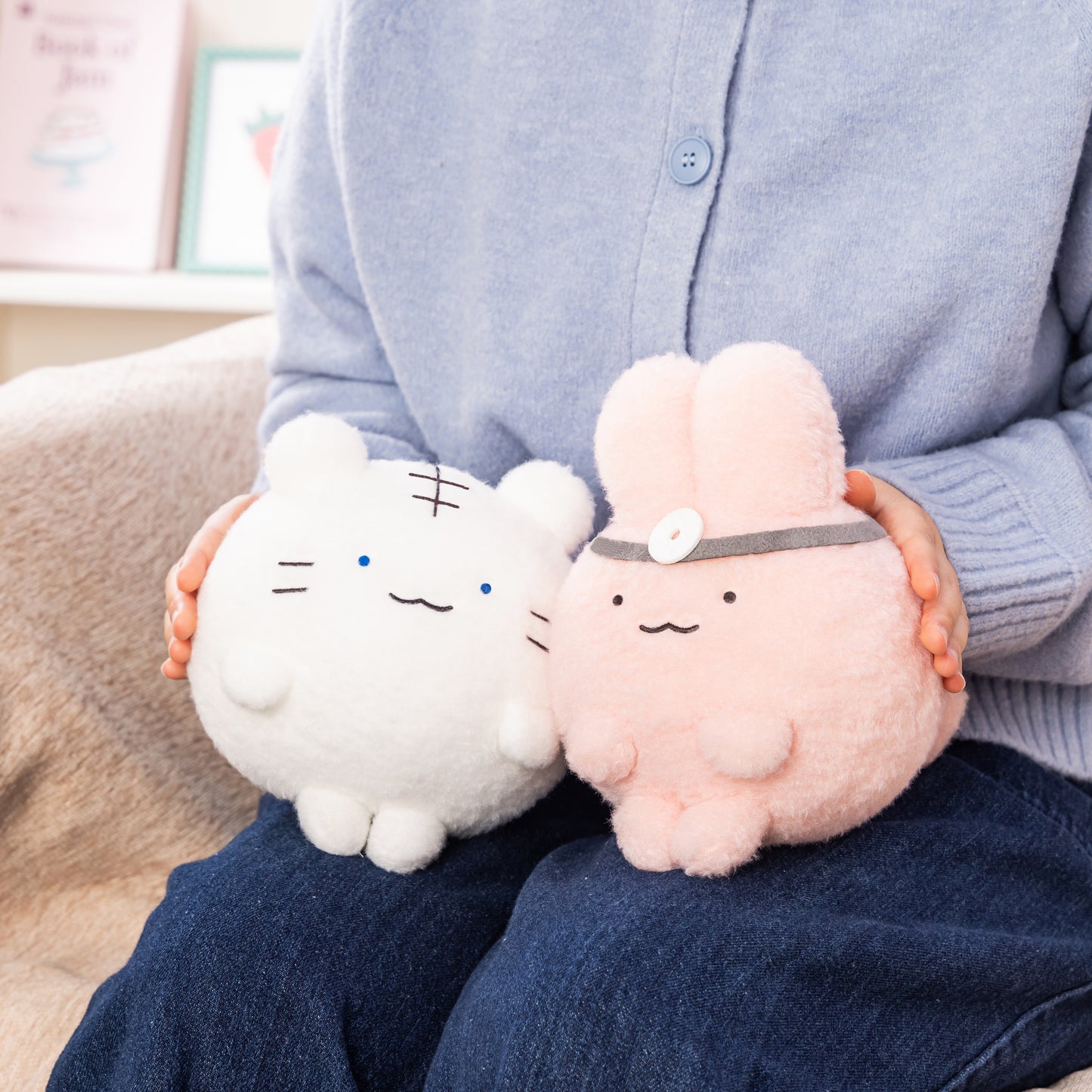 White Tiger & Black Tiger 겨울 털 White Tiger 인형