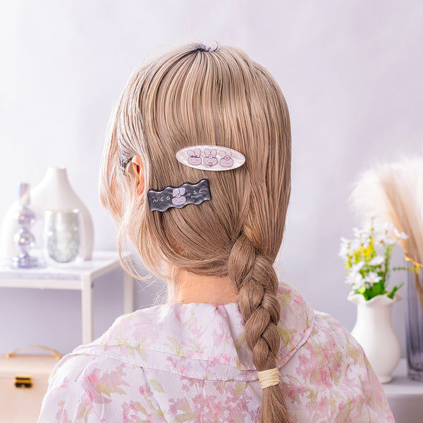 2個セットヘアクリップ（うさぎ先生）