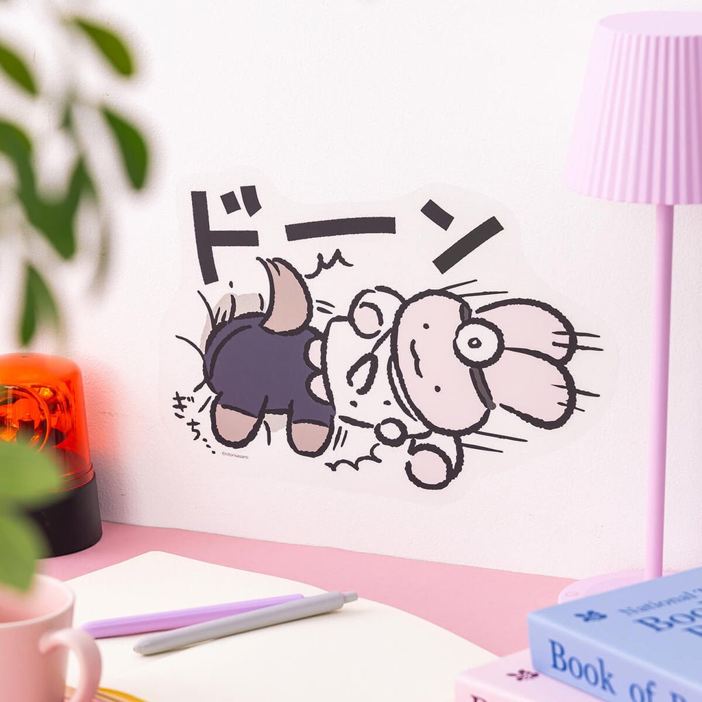 White Tiger and Black Tiger 월 스티커 (쾅)