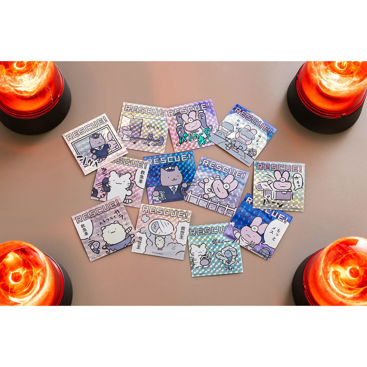 フルトワボンジュール きゃらぺいっ！ ステッカー+メッセージカード付き フルトワボンジュール きゃらぺいっ！ ステッカー+メッセージカード