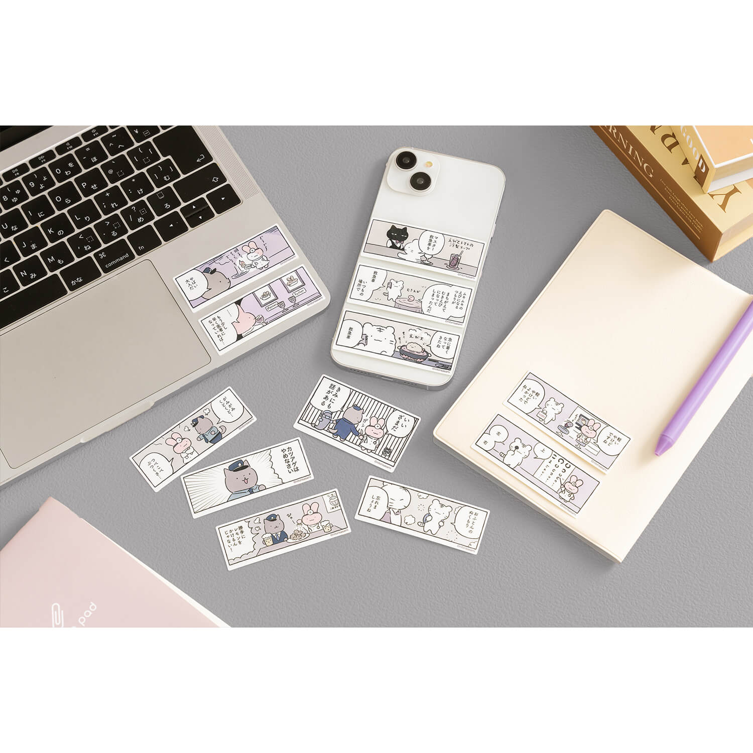 THIS IS ENGLAND初回限定版　ステッカー付き ホワイトタイガーとブラックタイガー スマホに貼れるサイズの1コマ