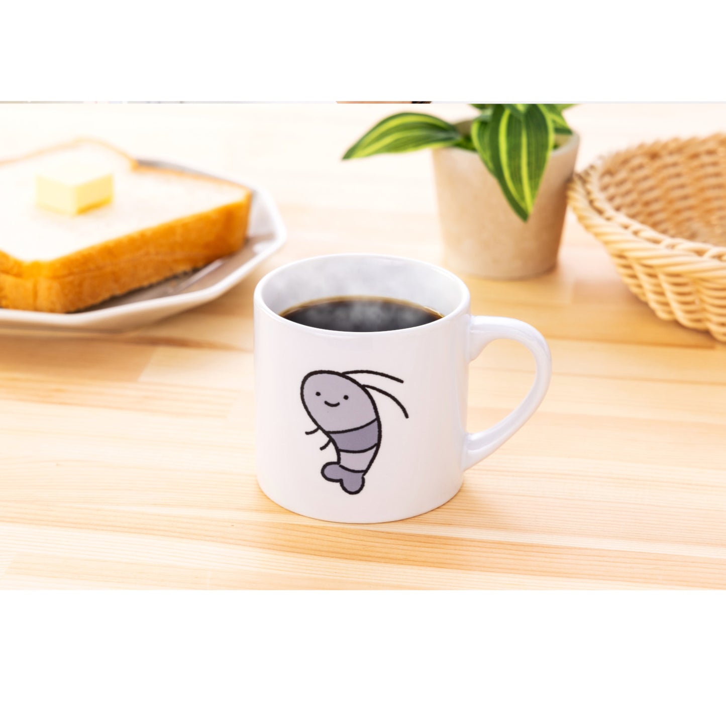 White Tiger and Black Tiger Doctor UsagiMug (Black TigerKun pattern)