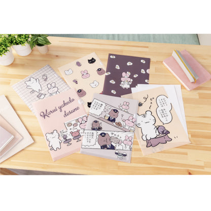 White Tiger and Black Tiger A4 clear file (Okao）