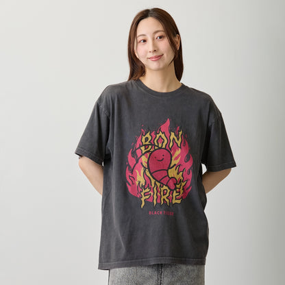 小白虎与黑虎虾 T恤 黑虎虾 BONFIRE 炭灰色
