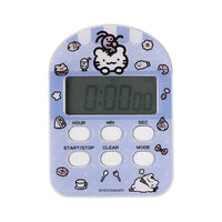 ホワイトタイガーとブラックタイガーカフェ タイマークロック（ブルー