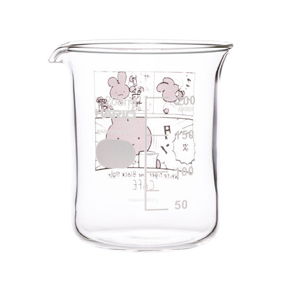 White Tiger and Black Tigercafe beaker glass