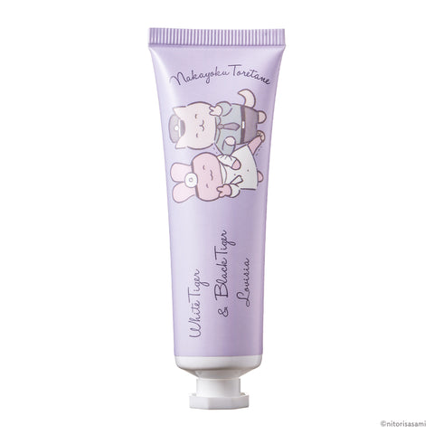 2点、ハンドクリーム、ラムース ホワイトタイガーとブラックタイガー Lovisia ハンドクリーム（02