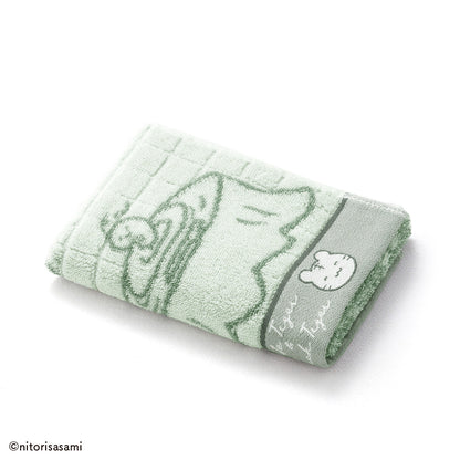 White Tiger and Black Tiger Ambulance compact towel green