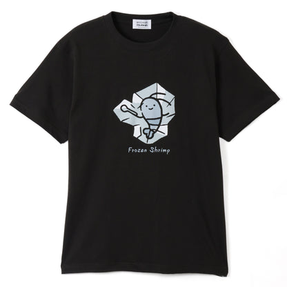 ホワイトタイガーとブラックタイガー Tシャツ 冷凍えび スミ