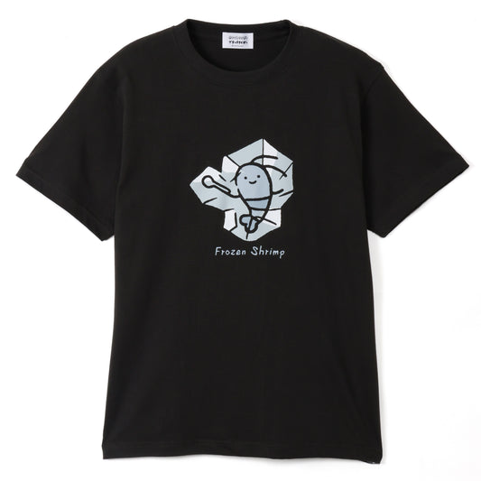 ホワイトタイガーとブラックタイガー Tシャツ 冷凍えび スミ