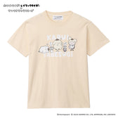 ホワイトタイガーとブラックタイガー×サンリオキャラクターズ Tシャツ KARUITABESUGI ナチュラル