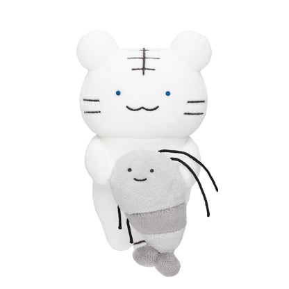 White Tiger and Black Tiger Hikake to watch from your desktopPlush（White Tiger and Black Tiger）