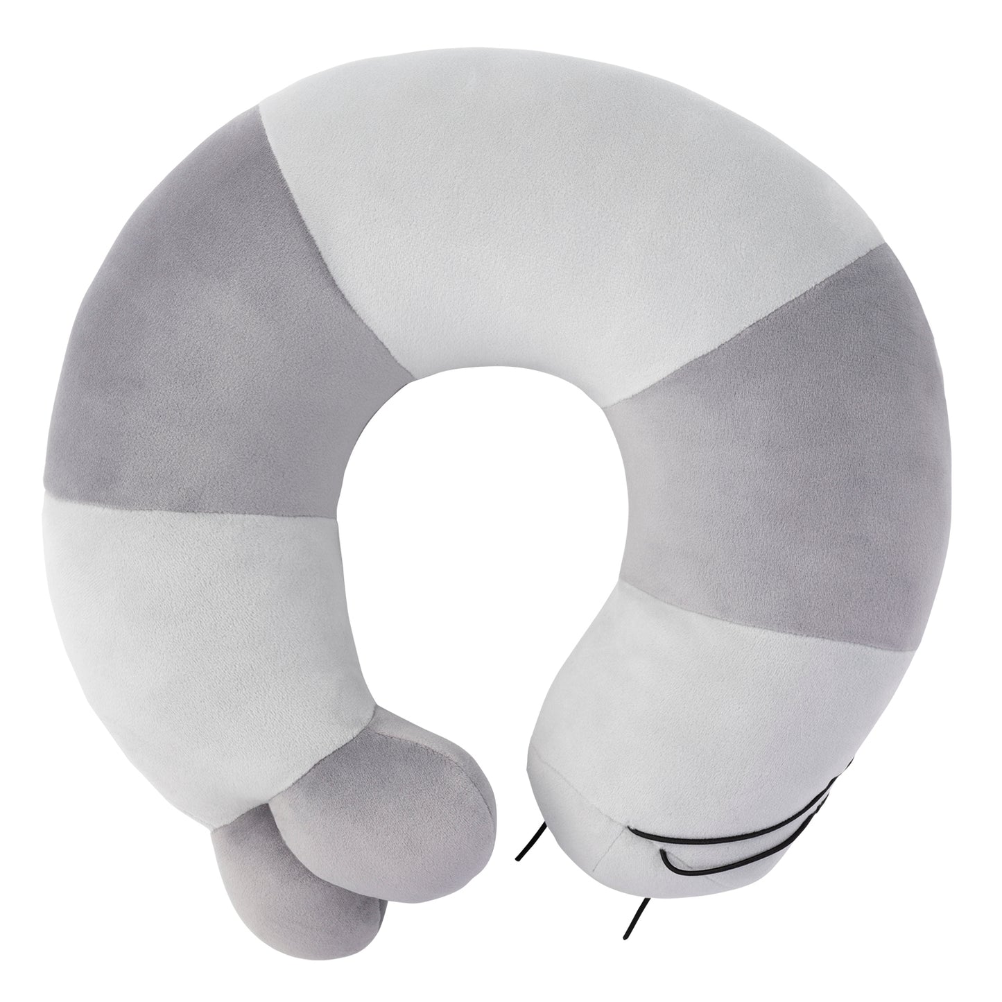 White Tiger and Black Tiger Black TigerKunna Neck Pillow