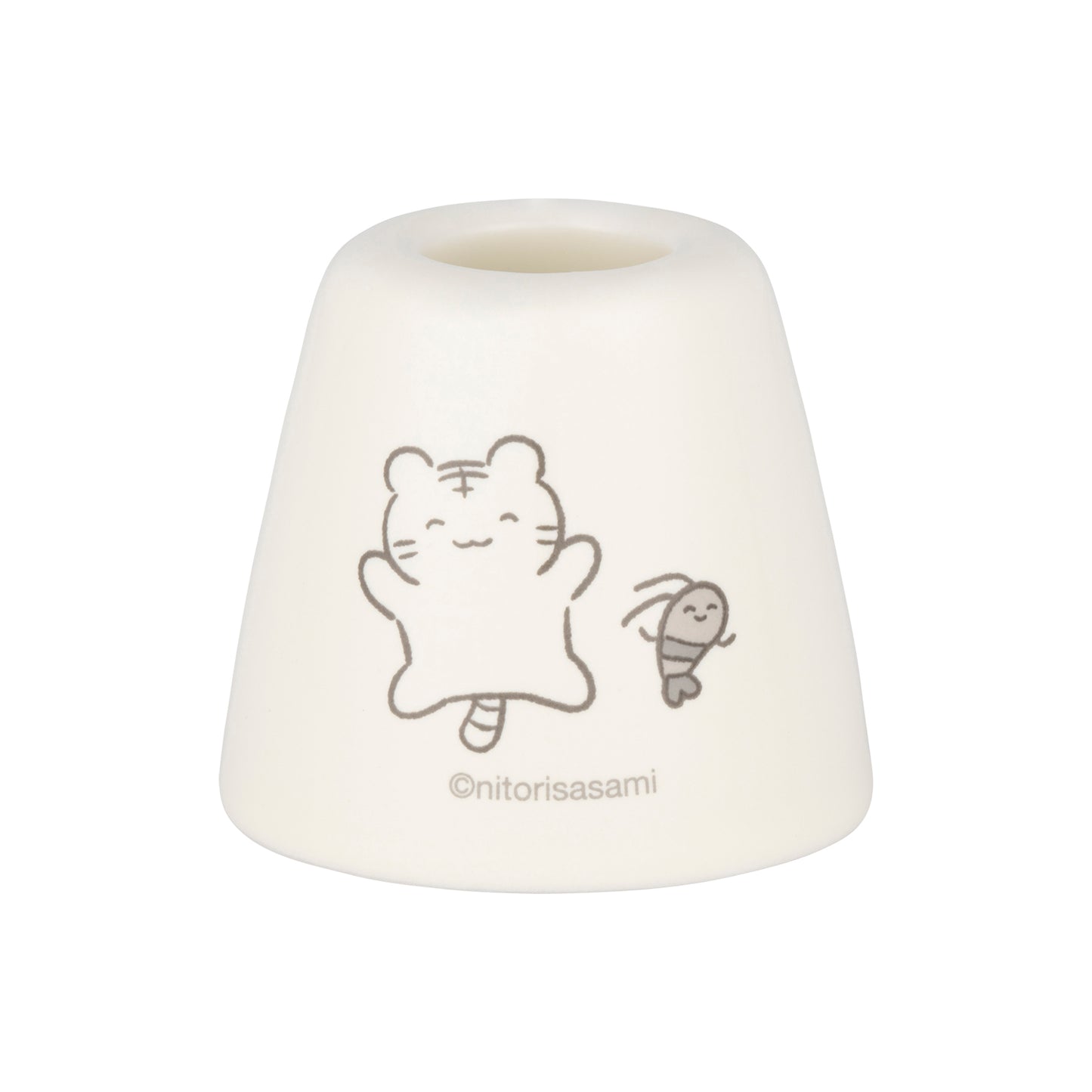 White Tiger and Black Tiger Pen & toothbrush stand (White Tiger and Black Tiger）