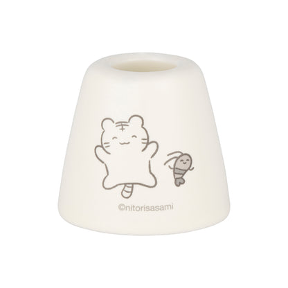 White Tiger and Black Tiger Pen & toothbrush stand (White Tiger and Black Tiger）