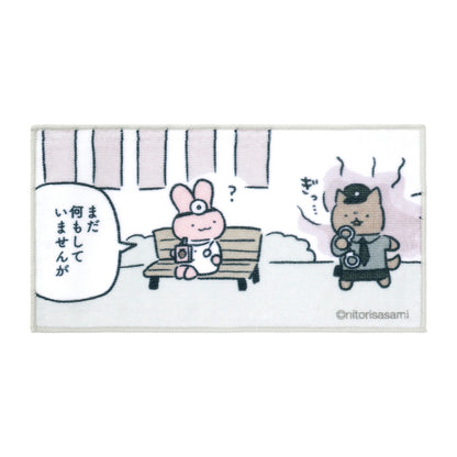 ホワイトタイガーとブラックタイガー 3枚セットタオル（うさぎ先生とおまわりさん）