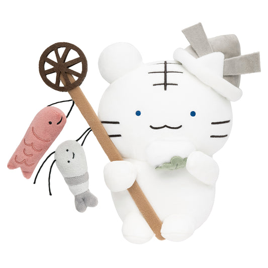 White Tiger and Black Tiger Greedy! Children's Day Plush (White Tiger and Black Tiger)