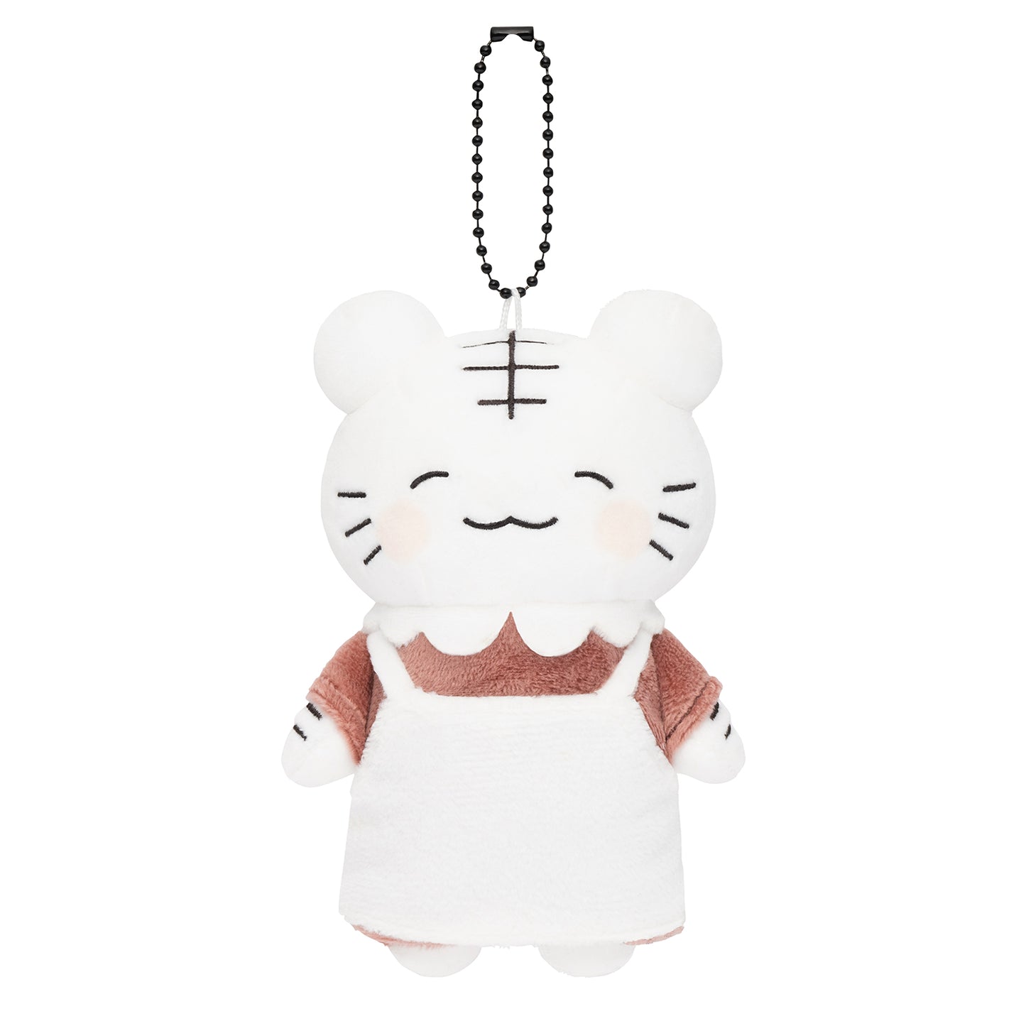 White Tiger and Black Tiger Plush Mascot Keychain (White Tiger's Mom)