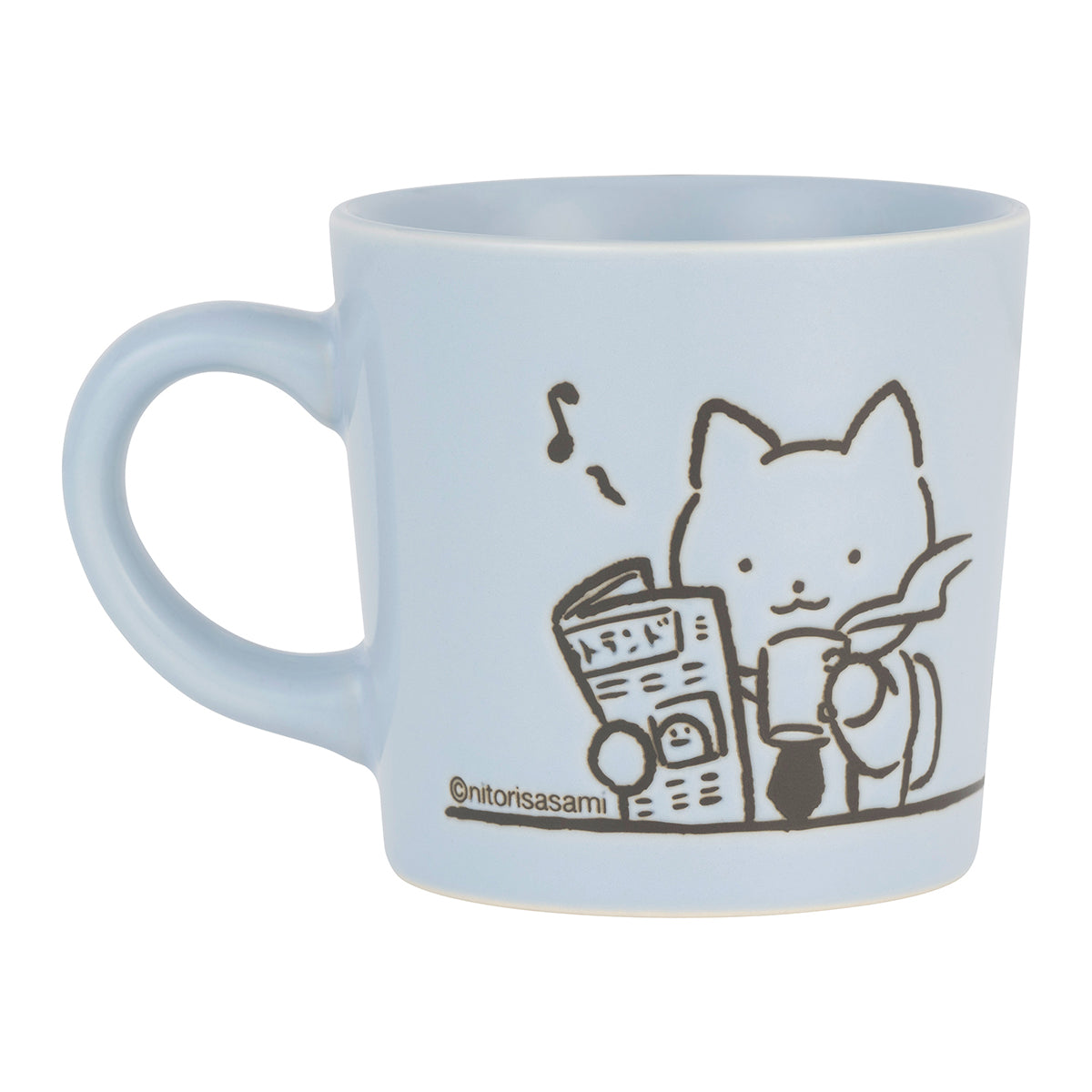 ホワイトタイガーとブラックタイガー オトナな撥水マグカップ