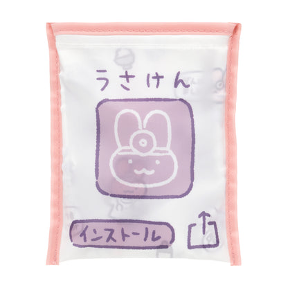 White Tiger and Black Tiger Pocketable Eco Bag (Usaken)