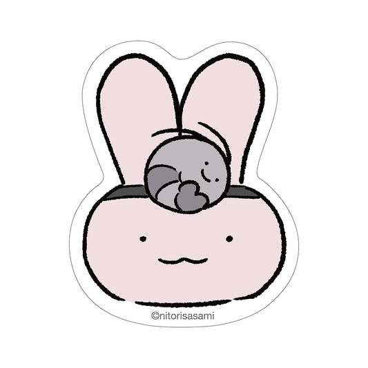 White Tiger and Black Tiger Size that can be attached to a smartphoneSticker(hide and seek)