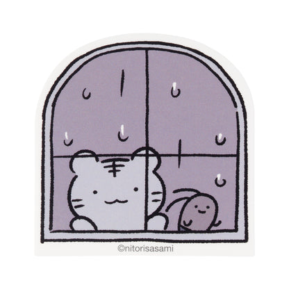 White Tiger and Black Tiger Size that can be attached to a smartphoneSticker(window)