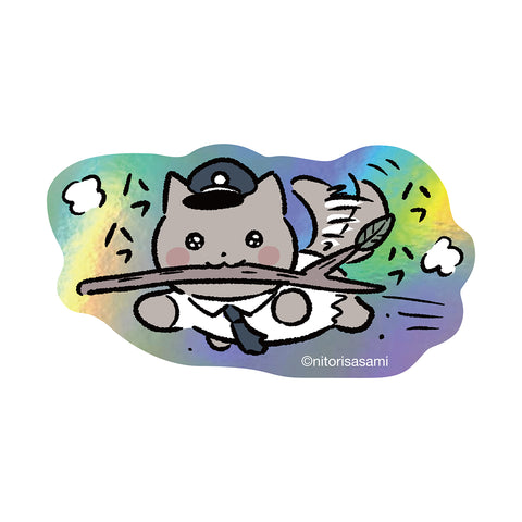 ホワイトタイガーとブラックタイガー スマホに貼れるサイズの