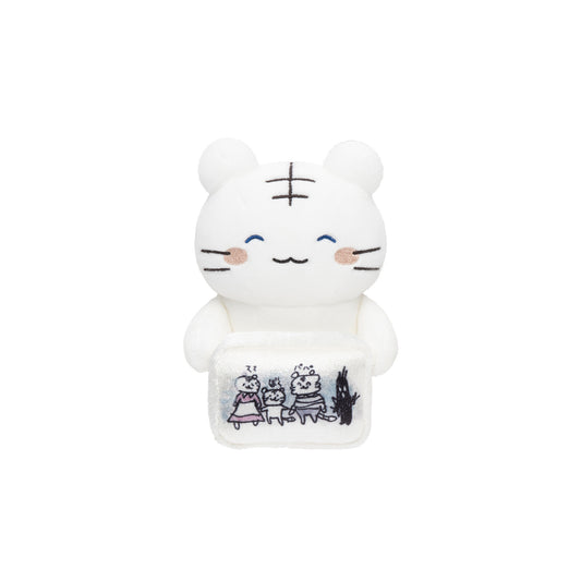 White Tiger and Black Tiger Hikake to watch from your desktopPlush（White Tiger・Picture)
