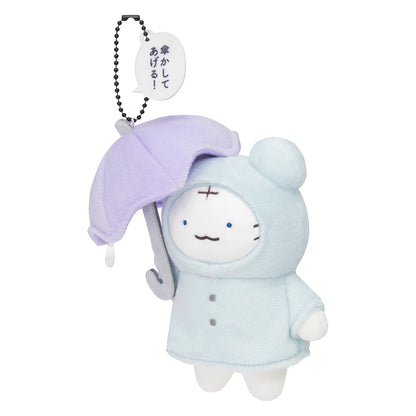 White Tiger and Black Tiger Raincoat Plush Mascot (White Tiger)