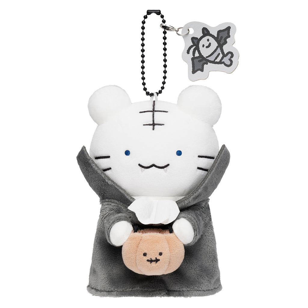 ホワイトタイガーとブラックタイガー ドラキュラなホワイトタイガーマスコット