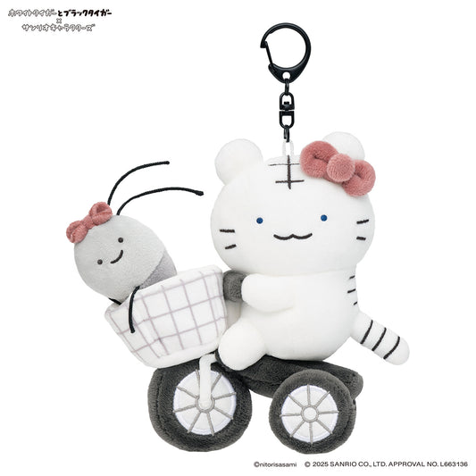 ホワイトタイガーとブラックタイガー×サンリオキャラクターズ 三輪車マスコット（ホワイトタイガーとブラックタイガー）