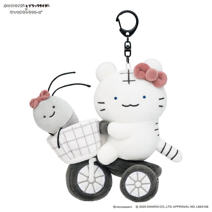 ホワイトタイガーとブラックタイガー×サンリオキャラクターズ 三輪車マスコット（ホワイトタイガーとブラックタイガー）