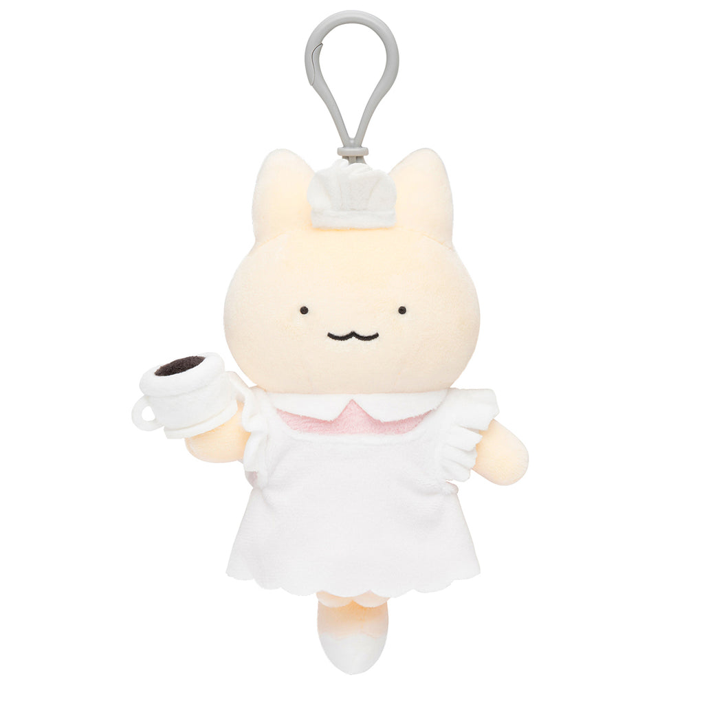 ホワイトタイガーとブラックタイガーカフェ マスコット（きつね）