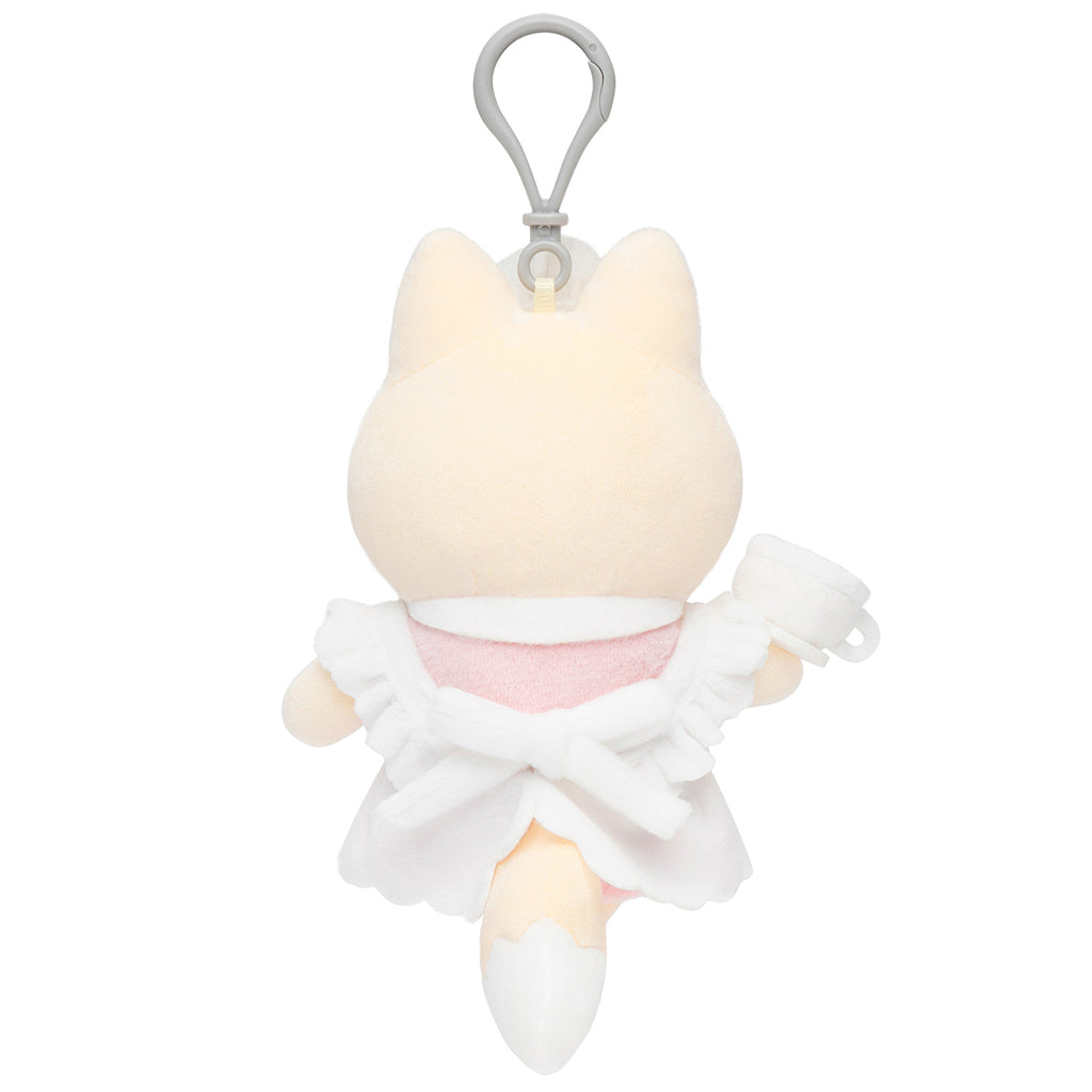 ホワイトタイガーとブラックタイガーカフェ マスコット（きつね）