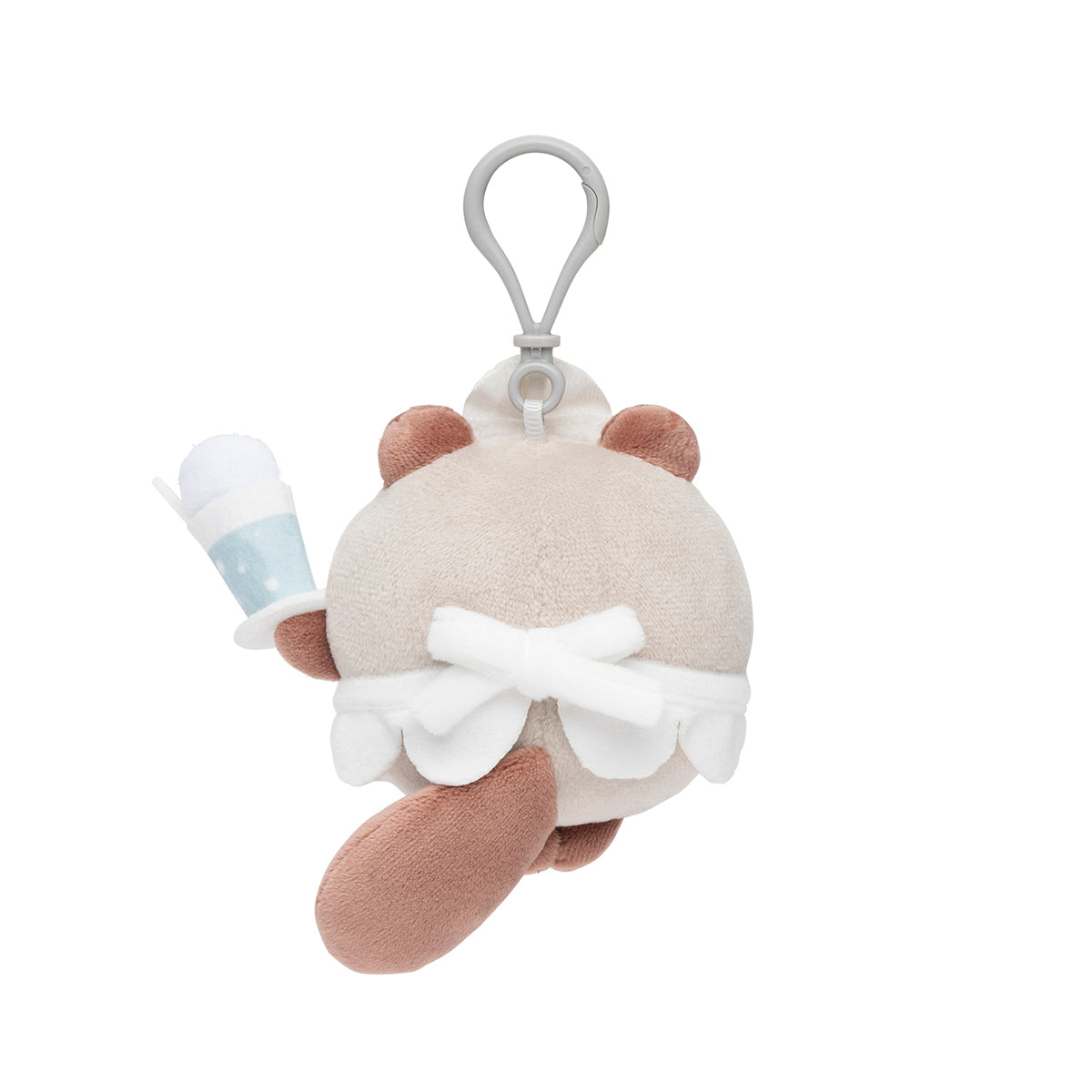 ホワイトタイガーとブラックタイガーカフェ マスコット（たぬき